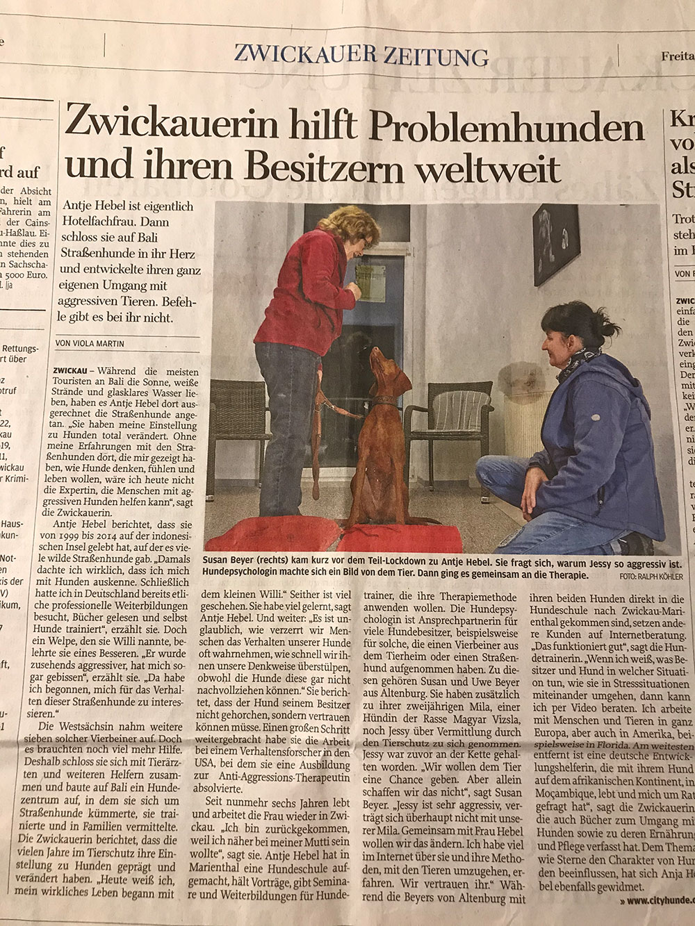 Antje Hebel Presse